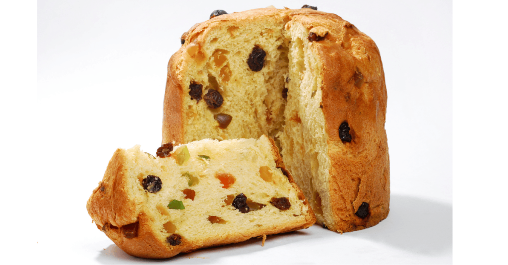Panettone - Italian Christmas food.